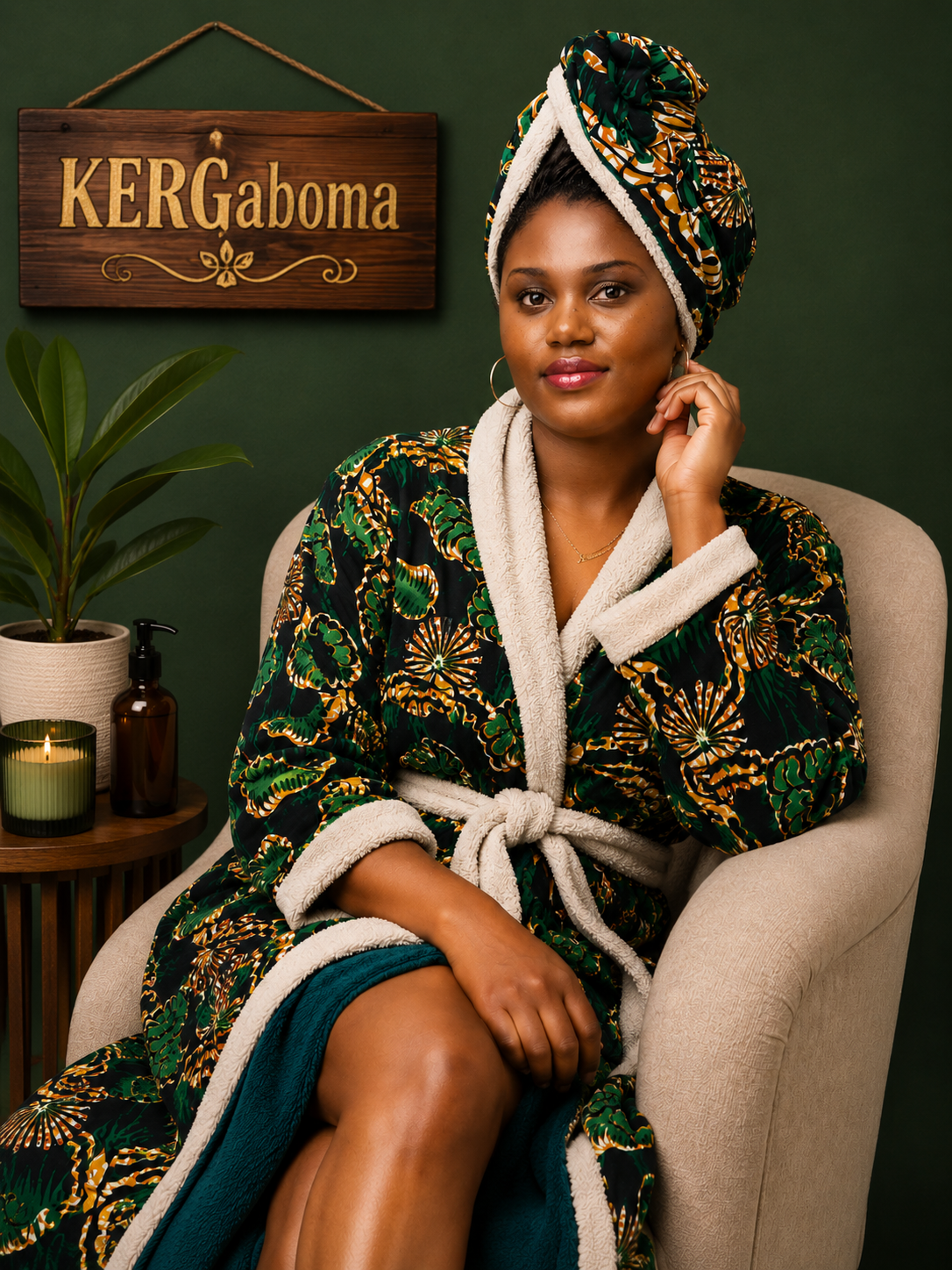 Ensemble Turban & Chouchou absorbants