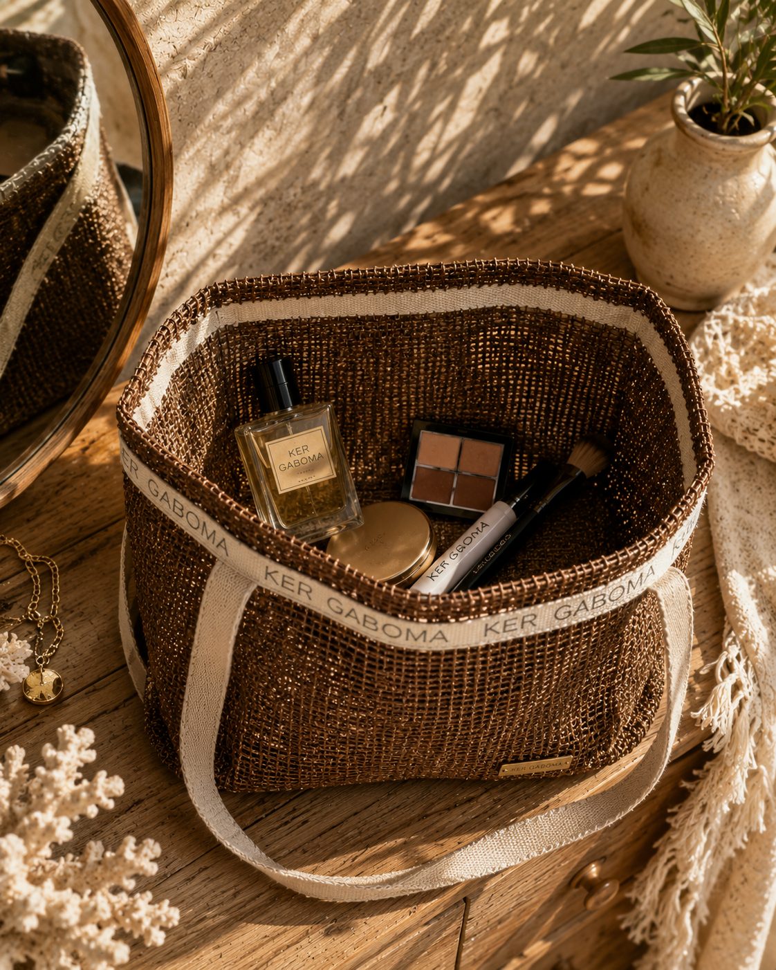 Rosithâ – Grand sac cabas en filet artisanal | Ker Gaboma