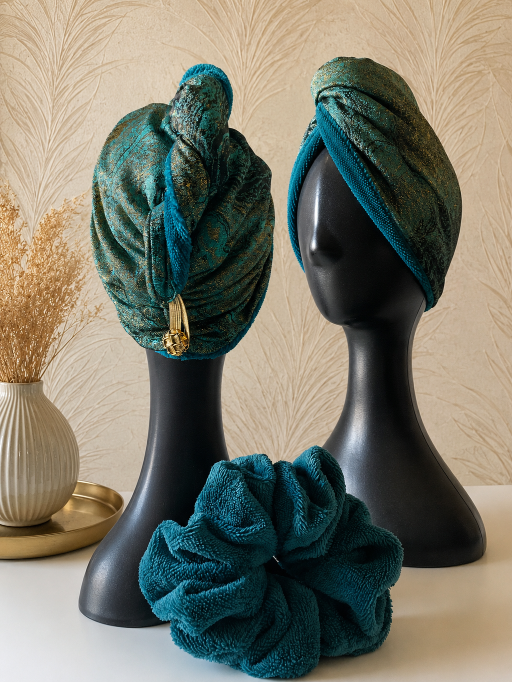 Ensemble Turban & Chouchou absorbants