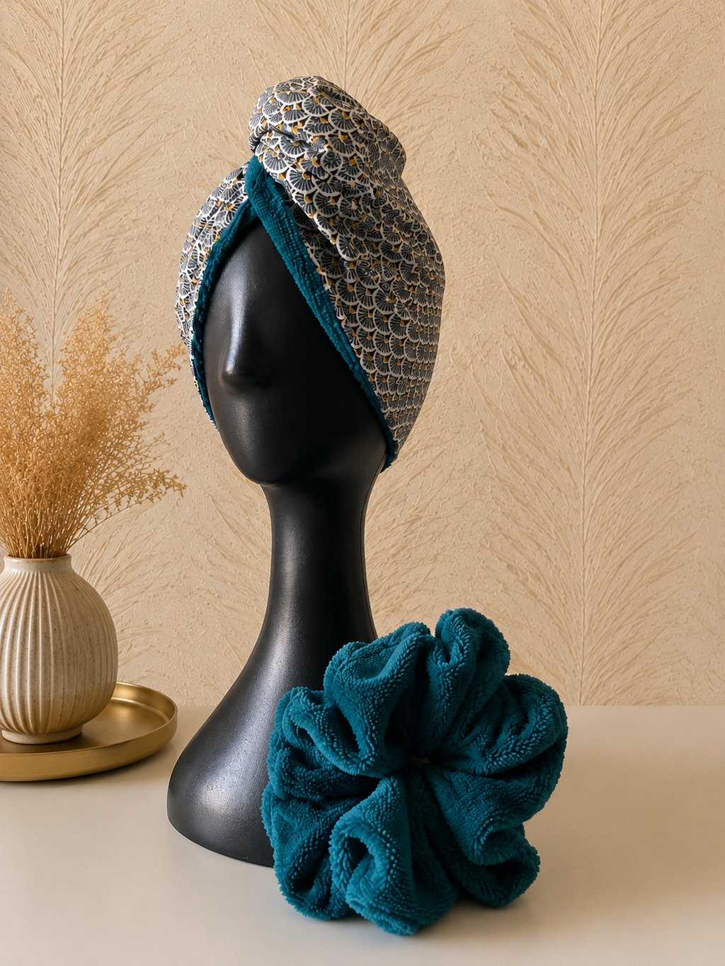 Ensemble Turban & Chouchou absorbants